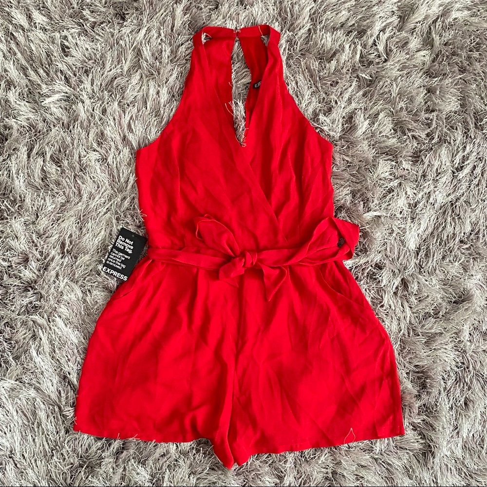 Express red romper